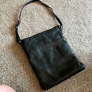 Black cross body purse
